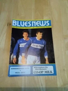 1986/87 BIRMINGHAM CITY V HULL CITY - Picture 1 of 1