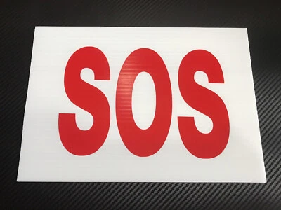 OK / SOS Board for Rally | Road Stage Motorsport UK MSA FIA Off Road