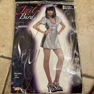 N71 Sexy Jail Bird Outfit Size XS includes hat and dress - Picture 1 of 1