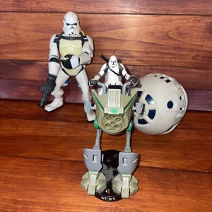 Hasbro Star Wars Attacktix AT-RT Clone Trooper General LFL 2005 #70 VINTAGE RARE - Picture 1 of 5