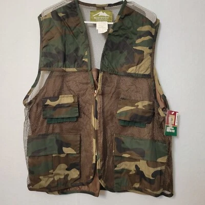 Northwest Men's Woodland Green Deluxe Hunting Vest Size XL NWT - Image 1 of 4