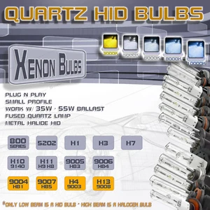 Stark HID Xenon Replacement Bulbs Pair for HID Light Kit - Single / Hi Lo - Picture 1 of 20