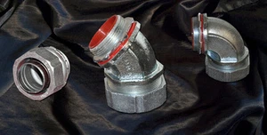Malleable Iron liquid Tight Connectors Straight - size 3/4" - Picture 1 of 2