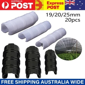 20Pcs 19/20/25mm Clip Plant Greenhouse Film Clips Fixed Pipe Frame Tube Clamp - Picture 1 of 67