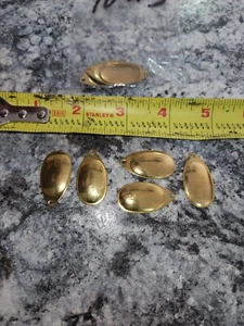 10 NEW # 3 FRENCH SPINNING BLADES BRASS FINISH . MADE IN USA - Picture 1 of 6