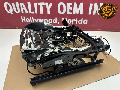 2010-2016 PORSCHE PANAMERA FRONT LEFT SEAT LOWER TRACK FRAME W MOTORS OEM 65 kmi - Image 1 of 4