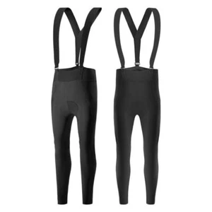 ROCKBROS Autumn Winter Men Cycling Bib Pants Windproof Warm Padded Bike Trousers - Picture 1 of 12