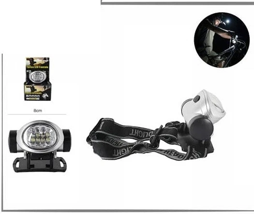 Z Linterna Frontal Lámpara De Cabeza 8 Led Caza Pesca Trabajo Excursiones Dfh - Imagen 1 de 1