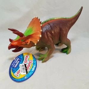 Chompsaur Chomping Mouth Dinosaur Triceratops - Picture 1 of 8