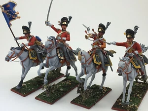 Unassembled British Scots Greys, White Metal 60 mm 1/30 Figure kit VID SOLDIERS - Picture 1 of 50