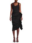 Rhode Naomi Tiered Cotton Broderie-Anglaise Dress In Black