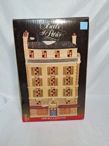 Santa's Best "Streets of Paris" #650  RUE Christine, Christmas Miniature Village - Picture 1 of 10