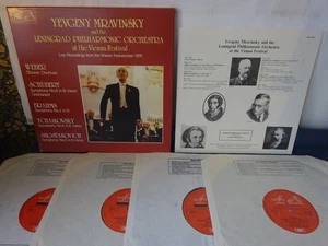 MRAVINSKY AT THE VIENNA FESTIVAL (SHOSTAKOVICH, WEBER etc) 4LP BOX, EMI SLS 5212 - Picture 1 of 6
