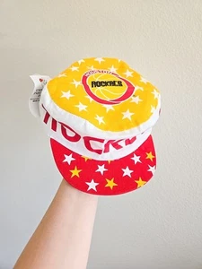 Deadstock Vintage Houston Rockets Licensed Youth Painters Hat - Picture 1 of 9