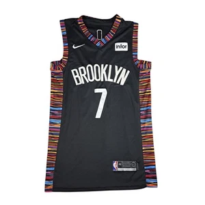 Nike Kevin Durant Jersey Youth 48 Brooklyn Nets Black Swingman City Edition #7 - Picture 1 of 7