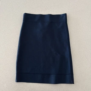 BCBG MAXAZRIA Bandagenrock Damen Größe XS Body Hugging Navy Blau Neu mit Etikett - Bild 1 von 5