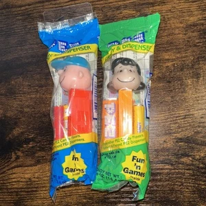 Dispensadores de colección Charlie Brown, Lucy Pez - Juego de 2 personajes de Peanuts, nuevos - Imagen 1 de 2