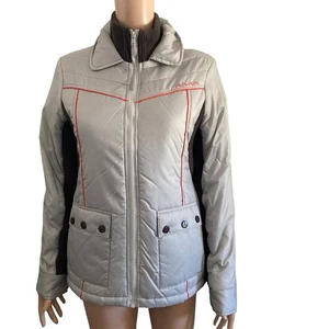 Volcom Winter Hill Jacket Coat Youth Medium Light Weight Gray Full Zip - Picture 1 of 13
