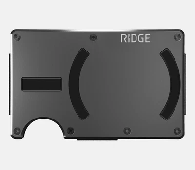 The Ridge Aluminum Magsafe Wallet - Gunmetal AUWAI249103 NEW -Free Fast Shipping - Image 1 of 4