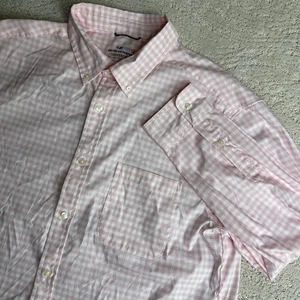 Men’s Vineyard Vines XL OTG On The Go Long Sleeve Pink Plaid Button Down Shirt - Picture 1 of 6