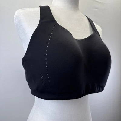 Sujetador Lululemon Air Soporte Alto Talla 40C Negro Sólido Copas C Gimnasio Correr Entrenamiento Foto 1 de 4