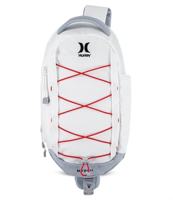 Novo! Bolsa tiracolo masculina Hurley terreno | Branca | Tamanho único | Preço promocional sugerido pelo fabricante: US$ 50 - Imagem 1 de 4