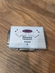 Belkin Bitronics DataSwitch F1U123 Parallel D-25 Connections Al.3 - Picture 1 of 4