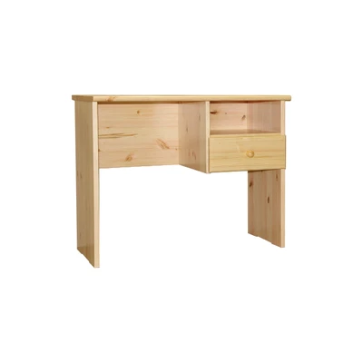 Marcus Schreibtisch/Bürotisch | 1-Schublade | 1-Regalfach | 100% Bio Kiefer Mas - Bild 1 von 2