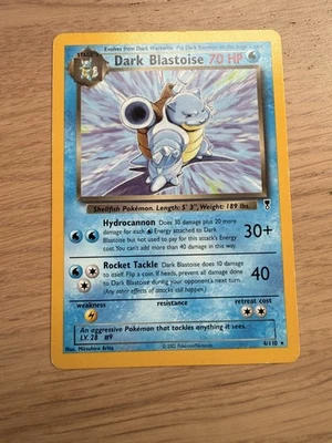 Dark Blastoise 4/110 Legendary Collection Non-Holo Pokemon Card - Image 1 of 2