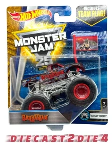 Nuevo/Sellado 2017 Hot Wheels Monster Jam Barbarian X-Ray Body! ¡Envío gratis! - Imagen 1 de 4