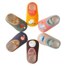 Calcetines de dibujos animados transpirables primer caminante zapatos planos bebés de goma zapatos suaves