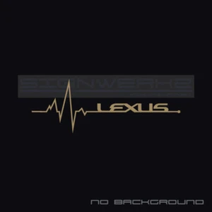 Lexus Heart Beat Pulse Decal Sticker logo Left Pair - Picture 1 of 15