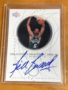 Bill Russell Celtics Autographed card - Picture 1 of 6