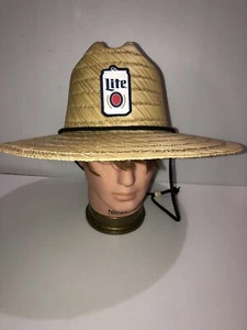 Brist MFG. Miller Lite Stroh Sonnenhut Brandneu - Bild 1 von 7