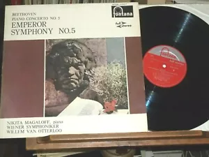 1962 Grooved Fontana Full STEREO Beethoven Piano Cto no.5 MAGALOFF Otterloo - Picture 1 of 4