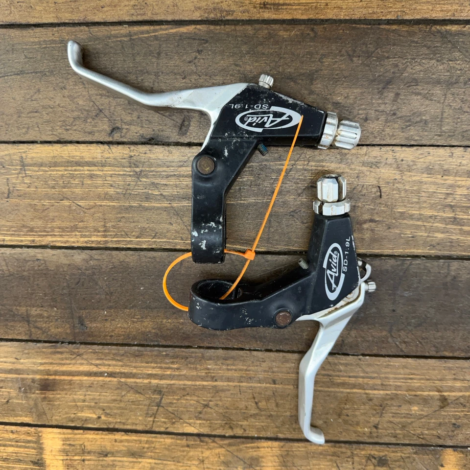 Vintage Avid SD 1.9L Brake Lever Set SD1.9 Adjustable MTB BMX 1998 98 1990s A4 - Image 1 of 4