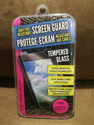 Samsung Galaxy S7 Tempered Glass Screen Guard Shatter Resistant Anti-Fingerprint - Image 1 of 3