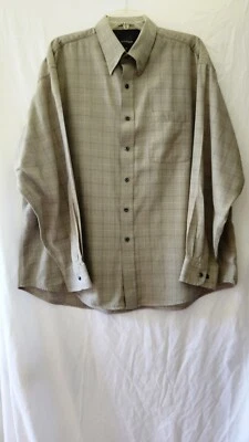 Camisa para hombre, talla XL, Bill Blass Studio, manga larga, verde Foto 1 de 4