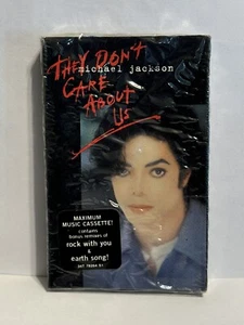 Michael Jackson “They Don't Care About Us” Cassette Single NEW Sealed Rare! - Picture 1 of 5