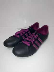 adidas Originals Campus DP Round Black Purple Women's Casual Lifestyle Shoes 9.5 - Picture 1 of 8