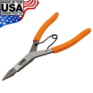 Lang 9" Straight Lock Ring Pliers Snap Retaining Ring Polished Finish Made USA - Picture 1 of 4