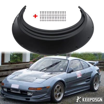 Kit de carrocería ancha cóncava rueda flexible 4" para Toyota MR2 AW11 4 PIEZAS EE. UU. Foto 1 de 4