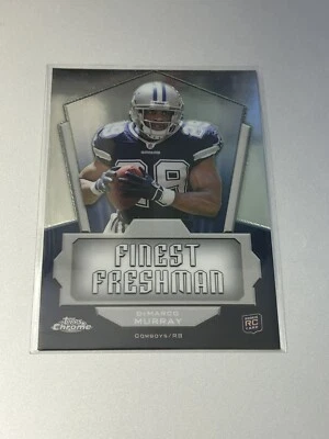 2011 DEMARCO MURRAY Topps Chrome FINEST FRESHMAN #FF-DM Cowboys Sooners - Image 1 of 2