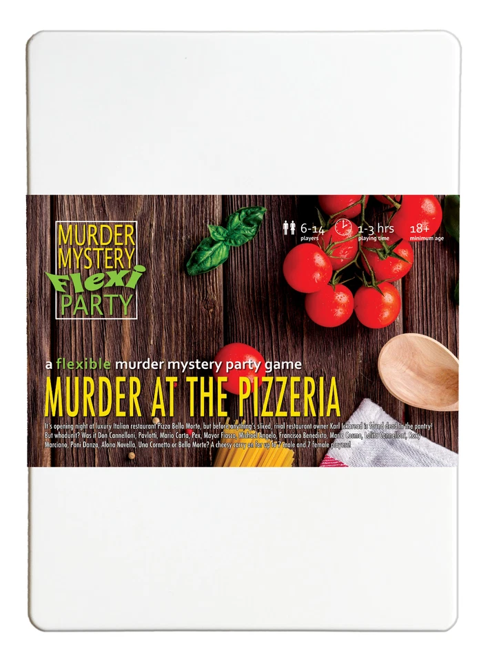 Murder at the Pizzeria Italian Murder Mystery Flexi Party for 6-14 Players - Image 1 of 1