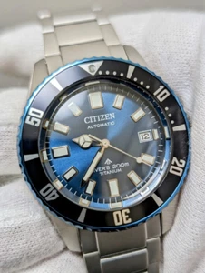 Citizen Fujitsubo 35th Anniversary Titanium Promaster Automatic Blue Dial Watch - Picture 1 of 16