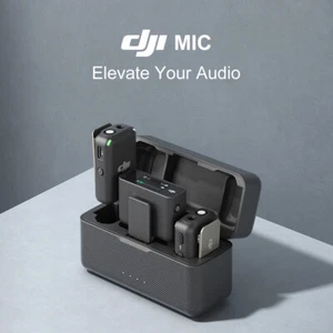 DJI Mic2 250m Wireless Lavalier Microphone Dual-Channel Video Recording TX+TX+RX