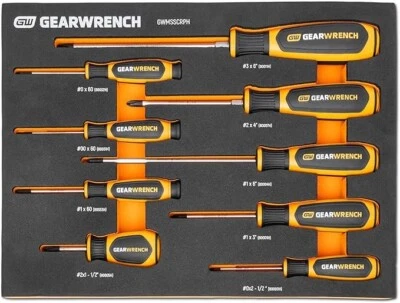 Механический ключ GEARWRENCH 105 шт. 1/4 дюйма с тонкой головкой набор инструментов для хранения пены - Изображение 1 из 4
