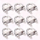 10 PCS Wire Pulling Clip Rope Clamp Cable Clips Anti Rust Collar
