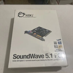 SIIG Sound Card IC-510012 SoundWave Digital Surround 5.1 PCI - Picture 1 of 2