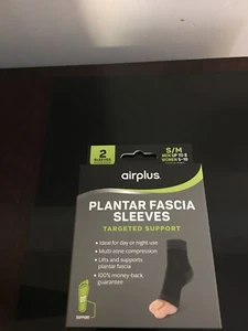 NUEVO AIRPLUS PLANTAR FASCIA MANGA UNISEX S/M PAQUETE DE 2 - Imagen 1 de 10